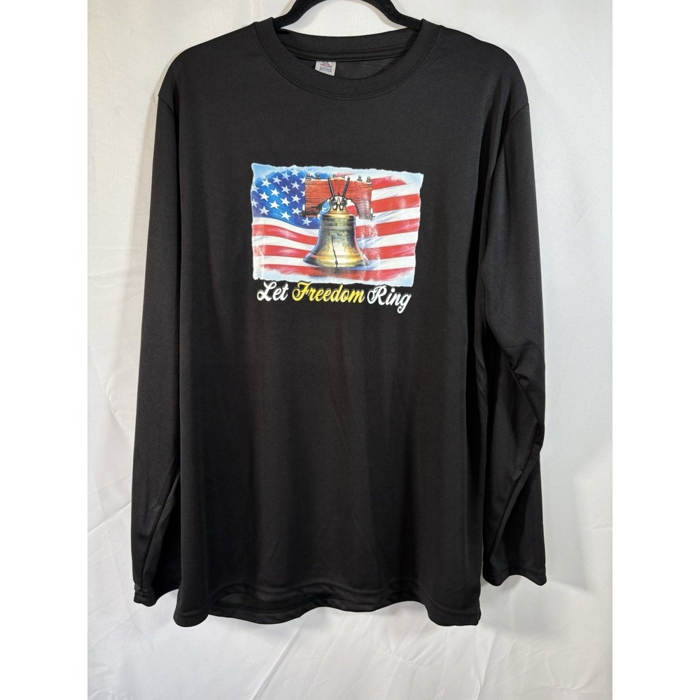 Armoured Sportswear t shirt size L let freedom ring pullover long sleeves‎
